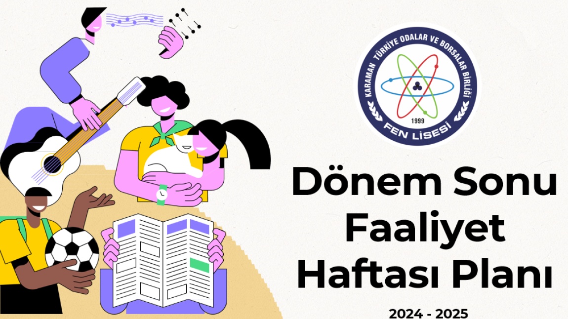 DÖNEM SONU FAALİYET HAFTASI PLANI